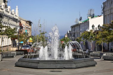 Vladivostok 'taki Amiral Fokin Caddesi. Rusya
