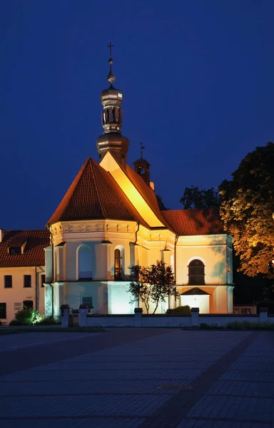 Iglesia Pedro Pablo Monasterio Franciscano Torun Polonia — Foto de Stock