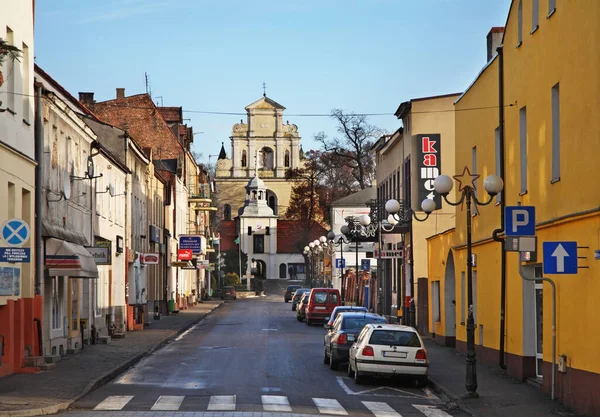 Calle Vieja Swiecie Polonia — Foto de Stock