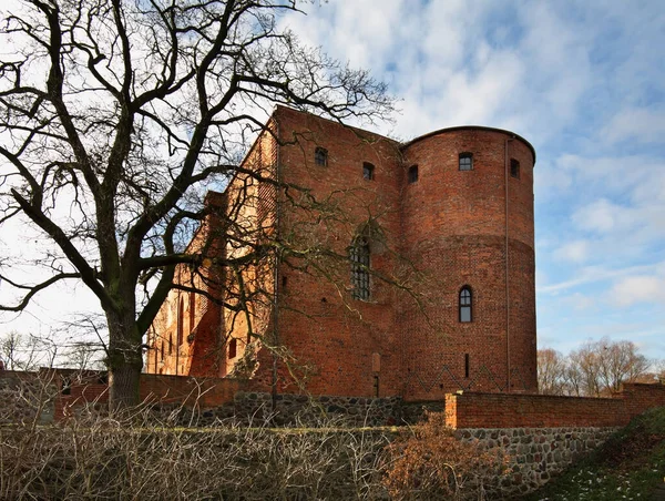 Uitzicht Swiecie Castle Polen — Stockfoto