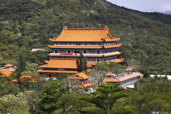 Monasterio Lin Isla Lantau Hong Kong China —  Fotos de Stock