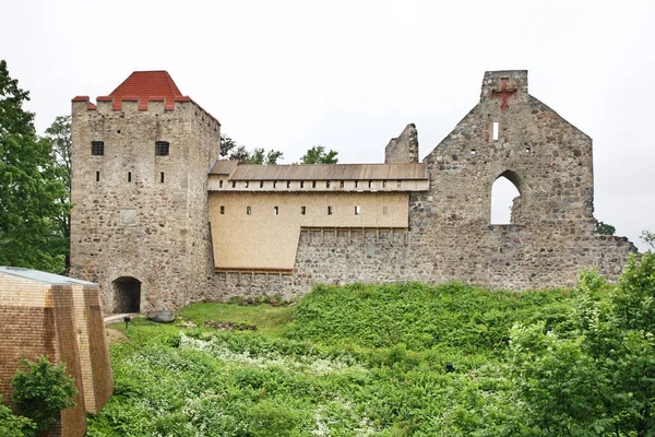 Sigulda Castillo Medieval Letonia — Foto de Stock