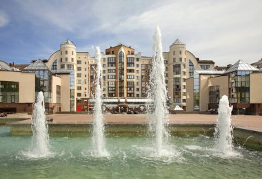 Ufa manzarası. Bashkortostan Cumhuriyeti. Rusya