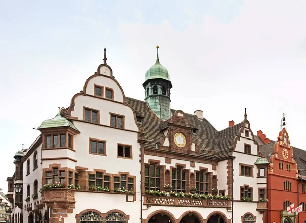 Stadshuset Freiburg Breisgau Tyskland — Stockfoto