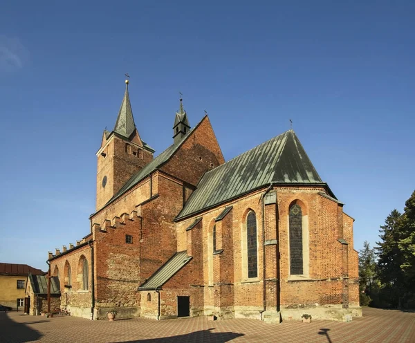 Церква Святого Івана Хрестителя Пільцно Польща — стокове фото