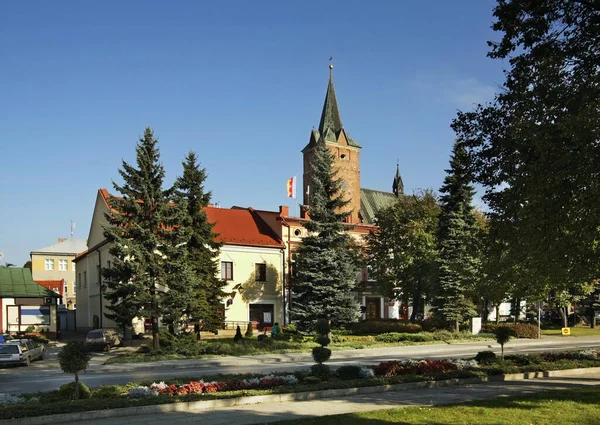 Kerk Van John Baptist Pilzno Polen — Stockfoto