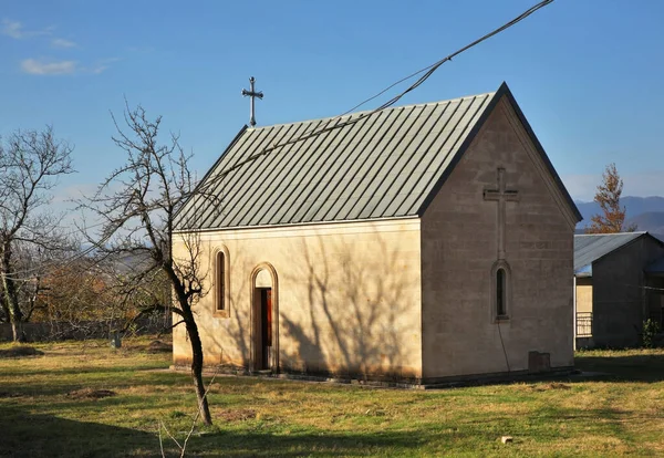 Nuova Chiesa Villaggio Gelati Vicino Kutaisi Provincia Imereti Georgia — Foto Stock