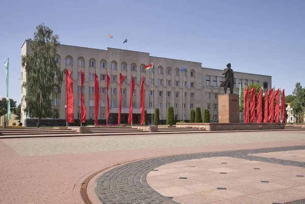 Das Exekutivkomitee Der Stadt Auf Dem Leninplatz Grodno Weißrussland — Stockfoto