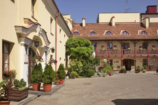 Antiguo Patio Grodno Belarús — Foto de Stock