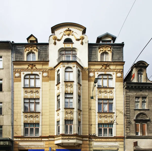 Fragment Bâtiment Sarajevo Bosnie Herzégovine — Photo