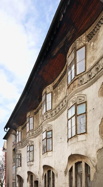 Fragmento Edifício Sarajevo Bósnia Herzegovina — Fotografia de Stock