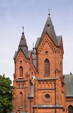Ostrow Mazowiecka 'daki Kutsal Bakire Meryem Kilisesi. Polonya