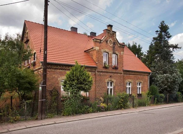 Old House Leknica Poland — Stock Photo, Image