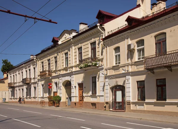 Rua Velha Grodno Bielorrússia — Fotografia de Stock