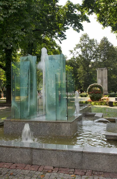 Площадь Свободы Катовице Польша — стоковое фото