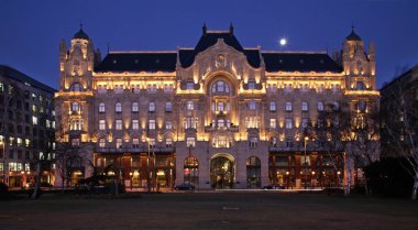 Budapeşte 'deki Gresham Sarayı. Macaristan