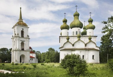 Kargopol 'deki Katedral Tepesi. Rusya