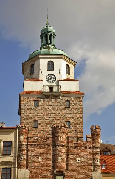 Puerta Cracovia Lublin Polonia — Foto de Stock