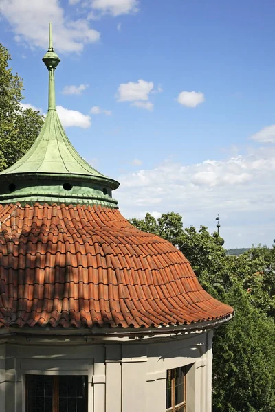 Fragment Eines Gebäudes Kleinseite Mala Strana Prag Tschechien — Stockfoto