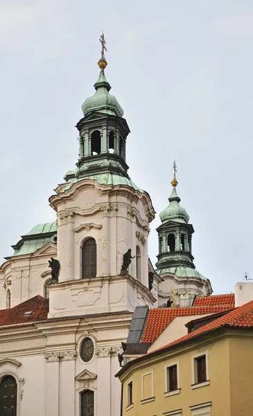Kerk Van Sint Nicolaas Praag Tsjechische Republiek — Stockfoto