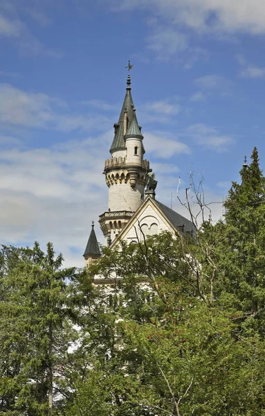 Neuschwanstein Novo Castelo Swanstone Baviera Alemanha — Fotografia de Stock