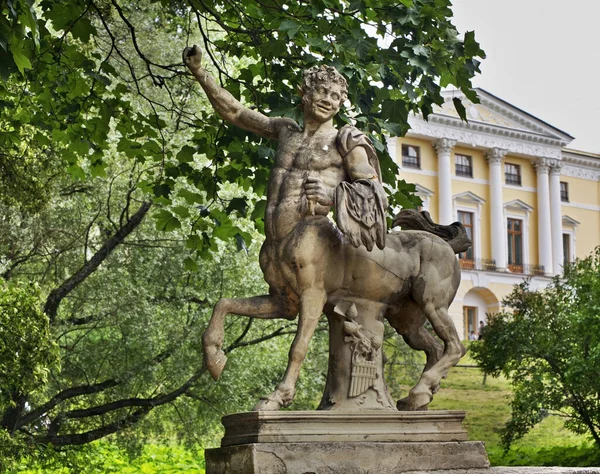 Pont Des Centaures Dans Pavlovsk Palace Park Ensemble Près Saint — Photo