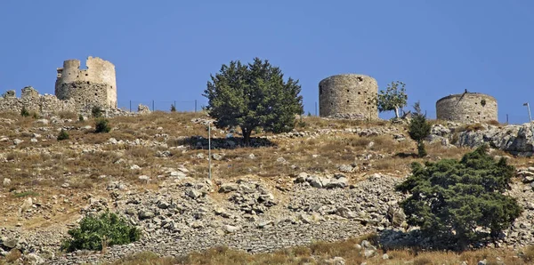 Pontikokastro Mouse Castle Ano Symi Greece — Stock Photo, Image