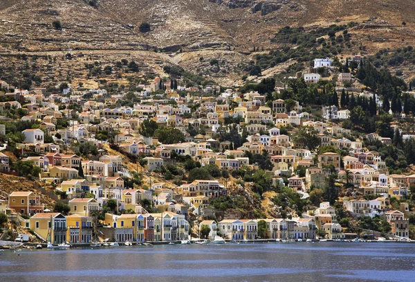 Gialos Bay Ano Symi Řecko — Stock fotografie