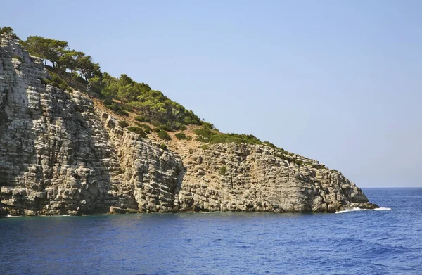 Krajina Poblíž Ostrova Symi Řecko — Stock fotografie