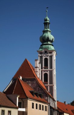Cesky Krumlov 'daki St. Jost Kilisesi. Çek Cumhuriyeti