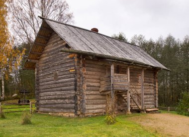 Mikhaylovskoye yakınlarındaki Bugrovo 'daki Puşkin Müzesi köyü. Pskov Oblastı. Rusya