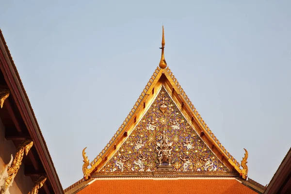 Bangagara Thailand Wat Mahathat Yuwaratrangsarit Ratchaworamahawiharn Architecture Façade Bâtiment Sanctuaire — Photo