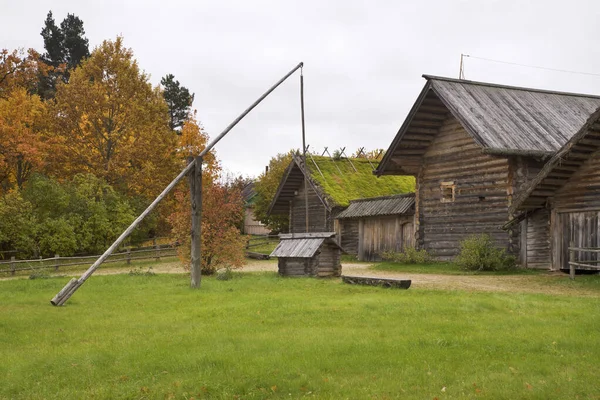 Museum Pushkin village in Bugrovo near Mikhaylovskoye. Pskov oblast. Russia