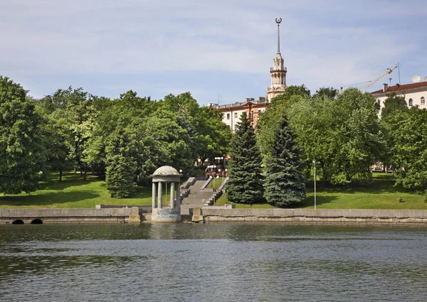 Río Svislach Minsk Belarús — Foto de Stock