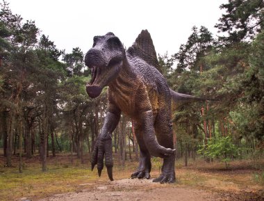 JuraPark Solec - Solec Kujawski 'deki dinozor parkı. Polonya