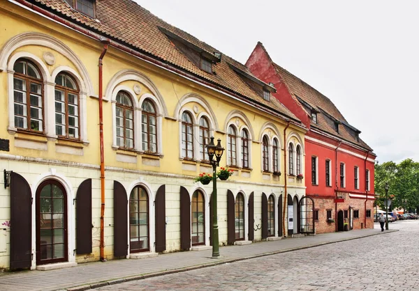 Ulica Vilniaus Kownie Litwa — Zdjęcie stockowe