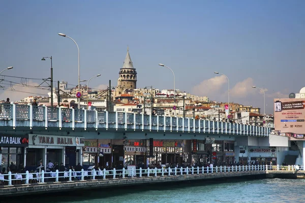 Ponte Galata Istambul Turquia — Fotografia de Stock