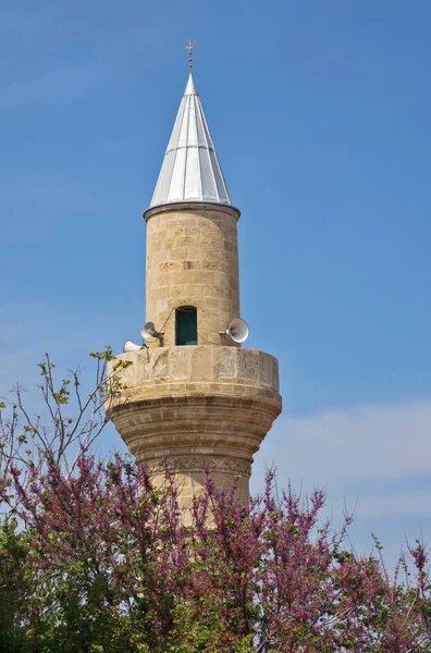 Kyrenia 'daki Aa Cafer Paşa Camii manzarası. Kıbrıs