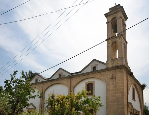 Igreja Rua Meseli Kyrenia Chipre — Fotografia de Stock