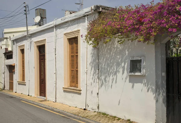 Typische Oude Straat Kyrenia Cyprus — Stockfoto