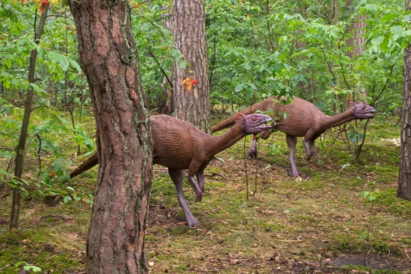 Jurapark Solec Park Dinozaurów Solcu Kujawskim Polska — Zdjęcie stockowe