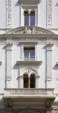 Milan 'daki Dante Caddesi. Lombardiya. İtalya