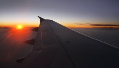 Uçak penceresinden görüntüle