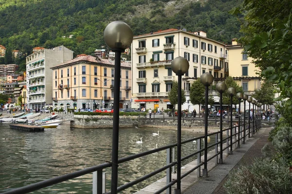 Widok Miasto Como Włochy — Zdjęcie stockowe