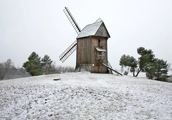 Moulin Vent Village Lednogora Pologne — Photo
