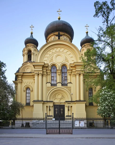 Καθεδρικός Ναός Της Αγίας Μαρίας Μαγδαληνής Στη Βαρσοβία Πολωνία — Φωτογραφία Αρχείου