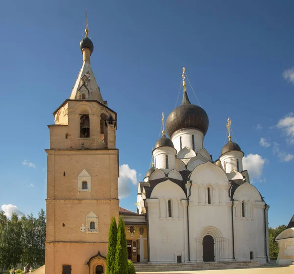 Katedralen Antagande Jungfru Maria Holy Dormition Kloster Staritsa Tver Oblast — Stockfoto