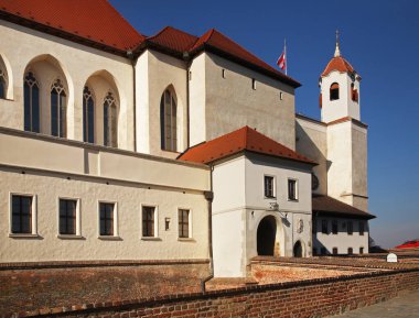 Brno 'daki Spilberk Kalesi. Çek Cumhuriyeti