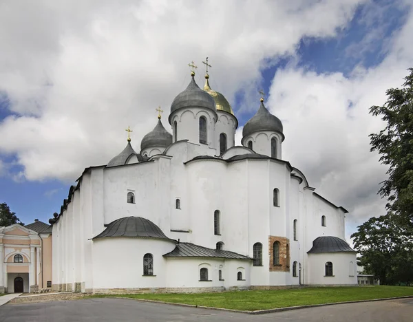 Собор Святої Софії Новгороді Великий Великий Новгород Росія — стокове фото