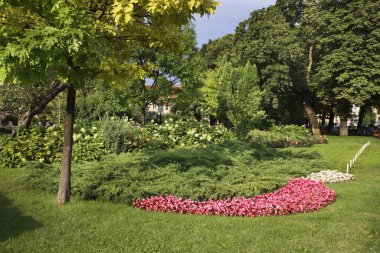 Brasov 'daki Kahramanlar Parkı. Romanya
